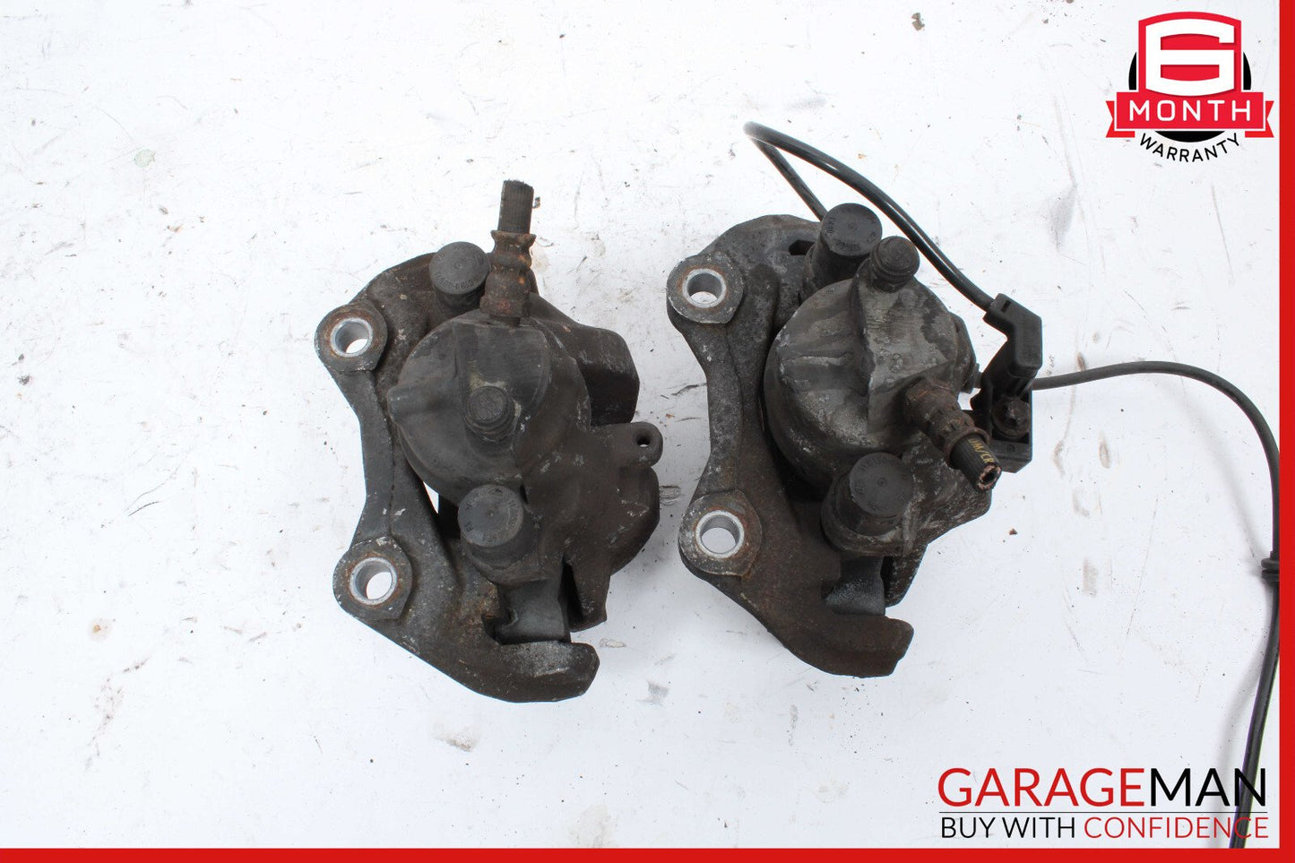 07-13 Mercedes W221 S550 CL550 Rear Left & Right Side Brake Calipers Set OEM