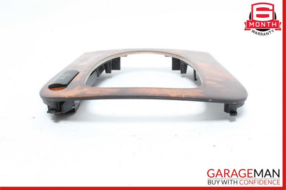 00-06 Mercedes W220 S430 S500 Front Center Console Shift Shifter Trim Bezel Wood
