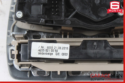 15-20 Mercedes W205 C300 Head Light Headlight Control Switch Trim Assy Beige OEM