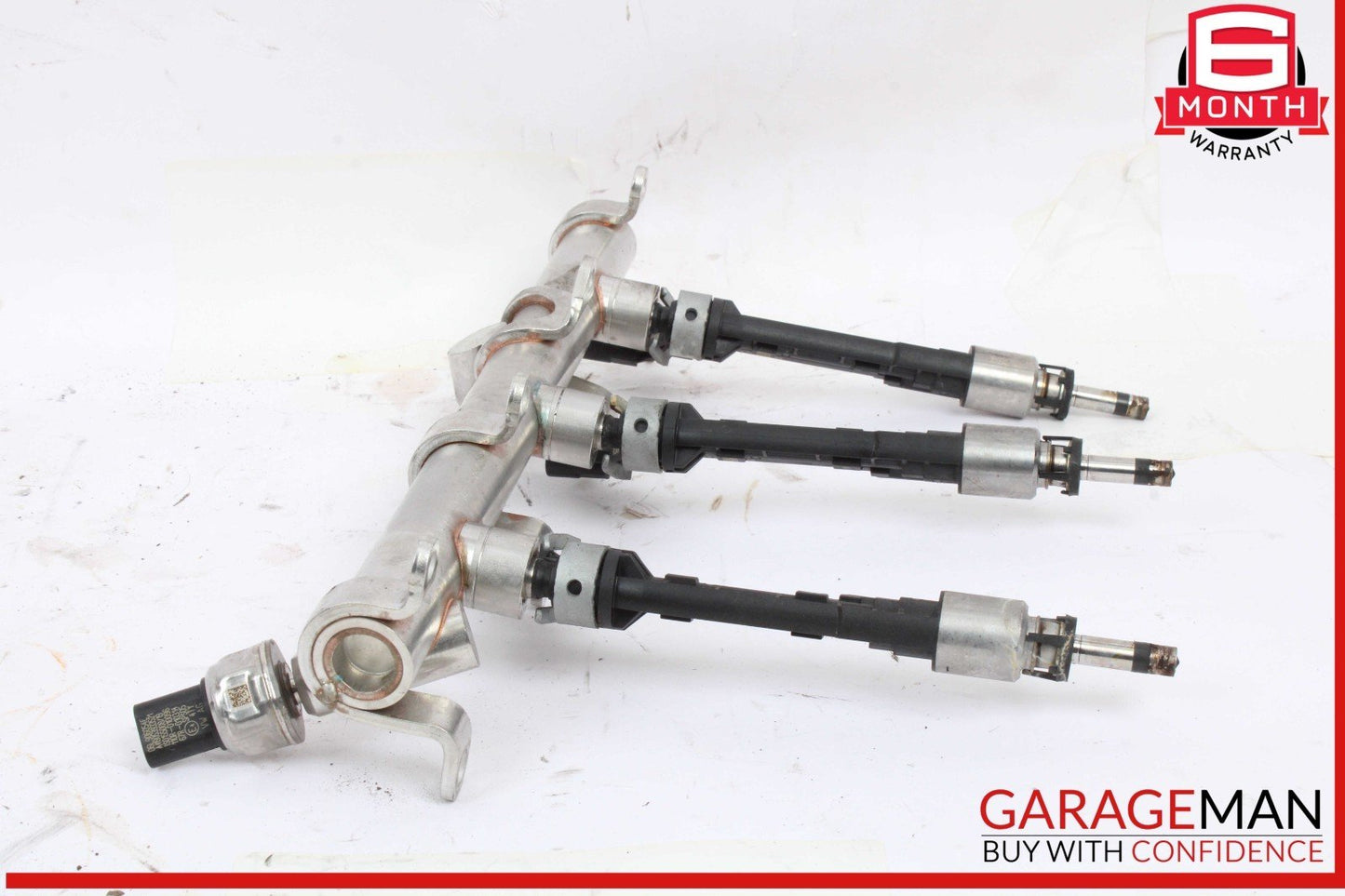 18-24 Audi S5 A5 A4 S4 SQ5 Right Passenger Side Fuel Rail w/ Injectors OEM