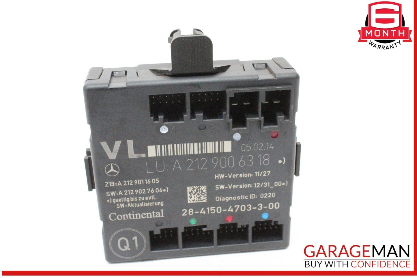 08-18 Mercedes X204 GLK350 4MATIC Front Left Side Door Control Module OEM