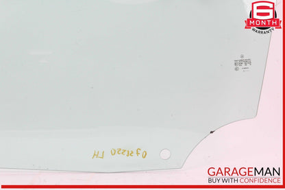 03-12 Mercedes R230 SL550 SL55 AMG Front Left Driver Side Door Window Glass OEM