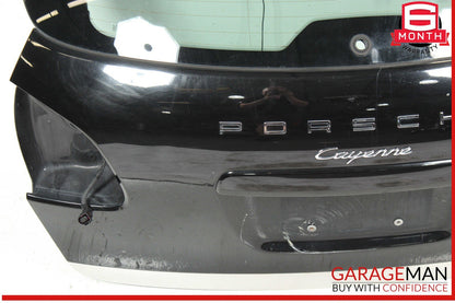 11-14 Porsche Cayenne 958 Trunk Lid Liftgate Tailgate Hatch Shell OEM