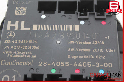08-18 Mercedes W212 E63 AMG C250 CLS550 Rear Left Side Door Control Module OEM