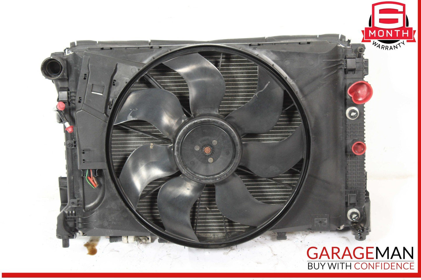 08-14 Mercedes E350 C250 Engine Radiator Condenser Cooling Fan Motor Assy