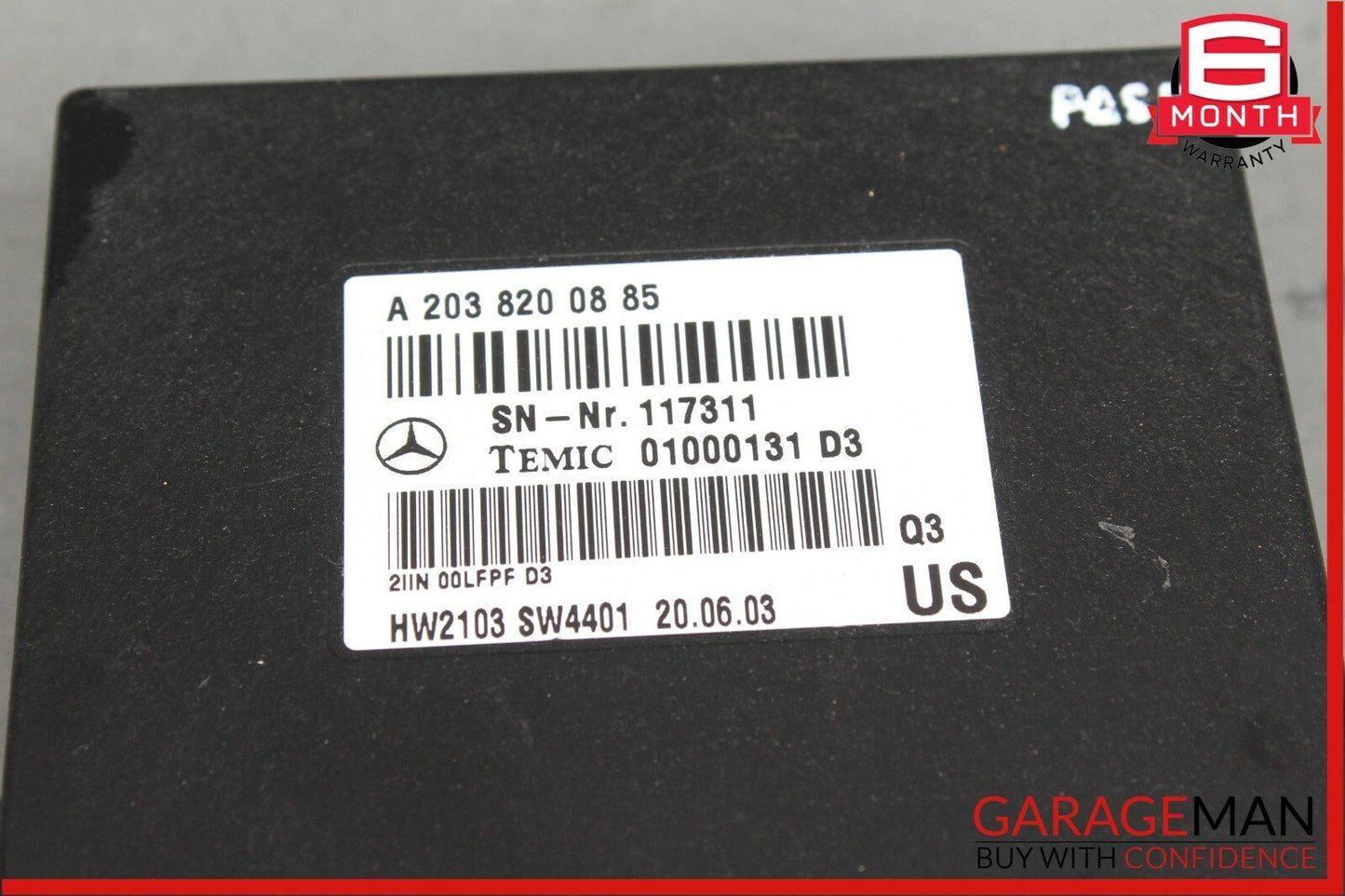 00-05 Mercedes W163 ML500 Communication Voice Control Module 2038200885 OEM