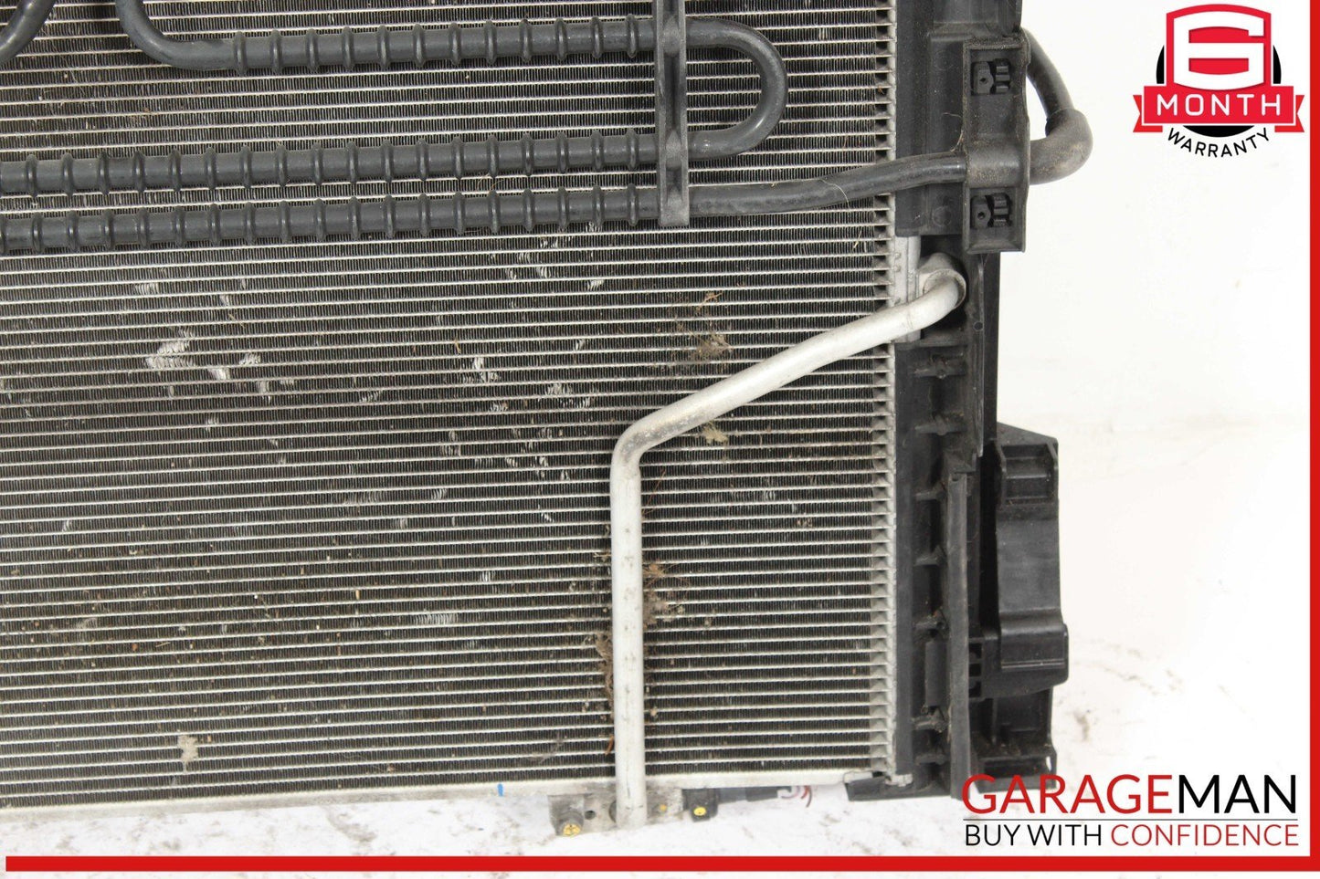 12-15 Mercedes W204 C250 Engine Motor Cooling Radiator A/C AC Condenser Assembly
