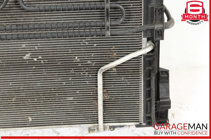 12-15 Mercedes W204 C250 Engine Motor Cooling Radiator A/C AC Condenser Assembly