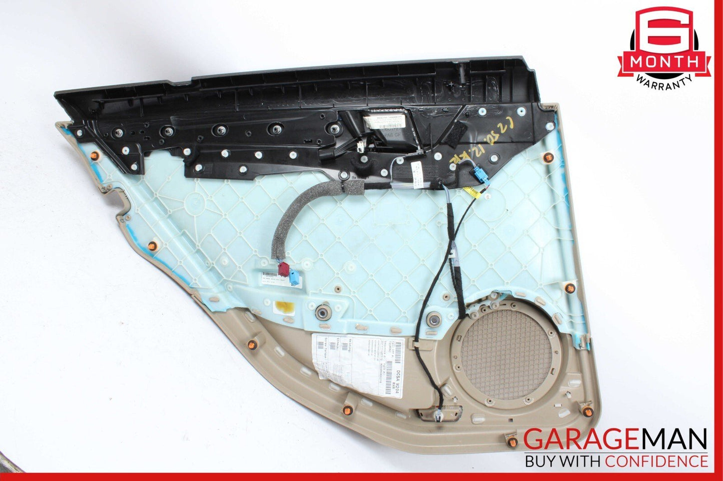 08-14 Mercedes W204 C250 C300 Sedan Rear Right Side Interior Door Trim Panel OEM