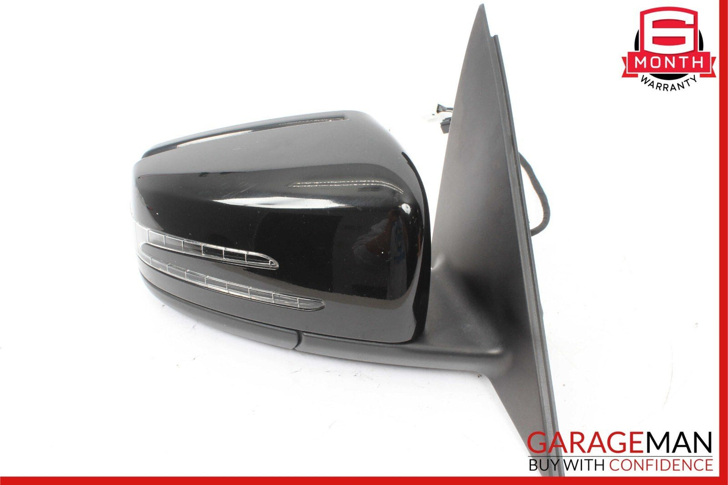 12-14 Mercedes W204 C300 Front Right Side Mirror Door Rear View Glass Black OEM