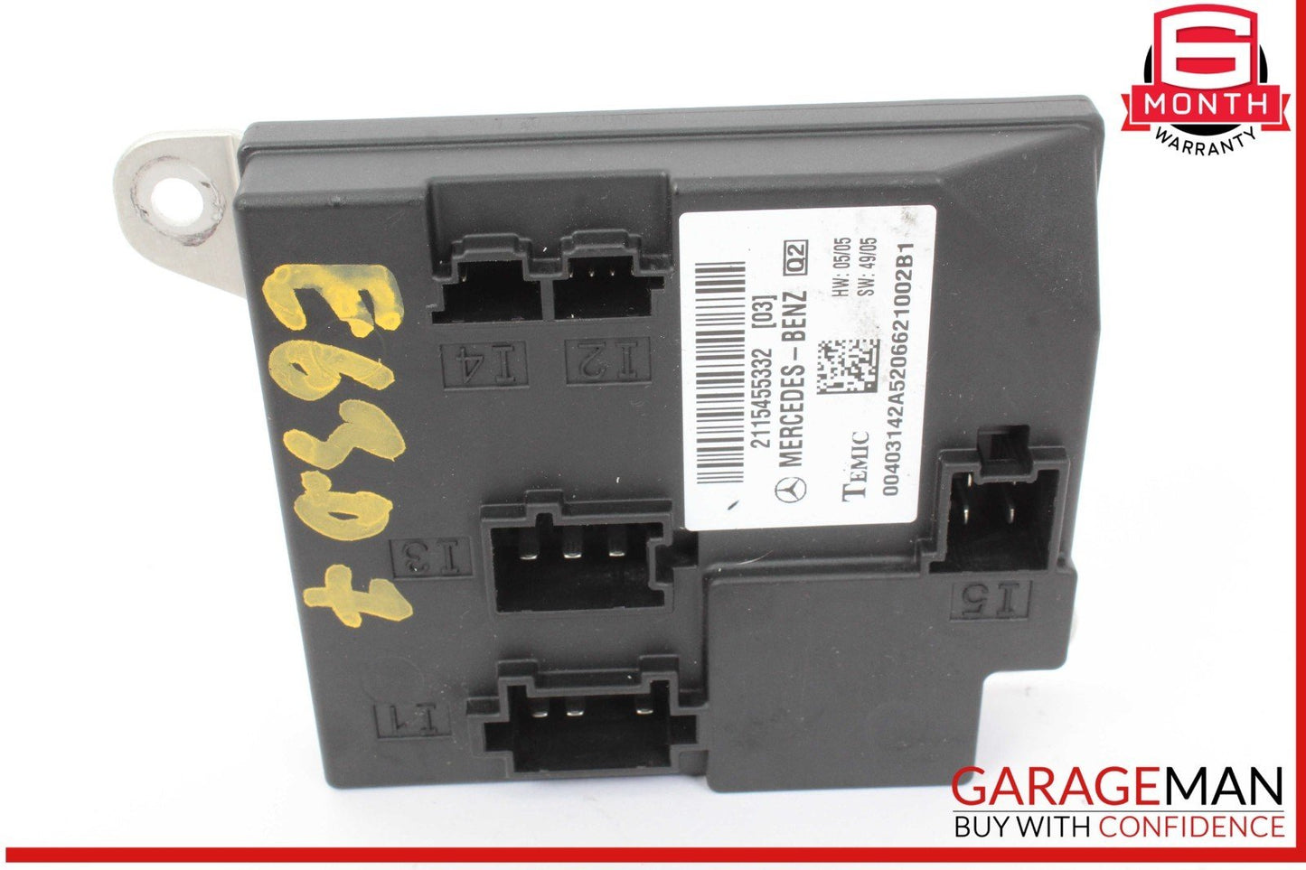03-11 Mercedes W211 E63 AMG CLS550 Body Control Module BCM 2115455332 OEM