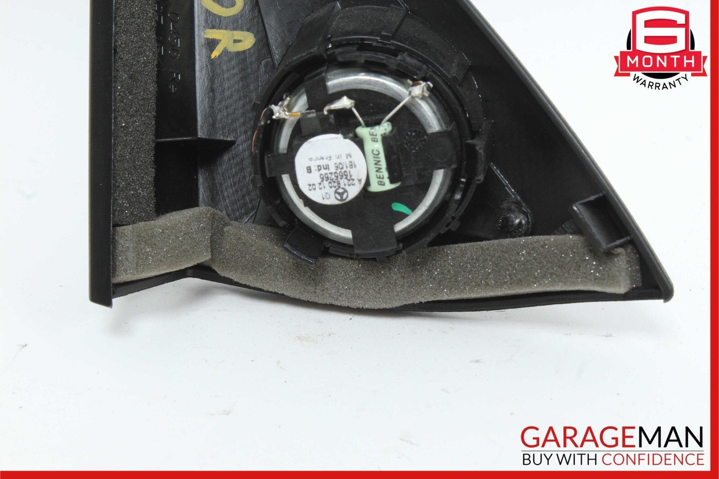 07-13 Mercedes W221 S550 Front Right Passenger Side Tweeter Speaker Cover Black