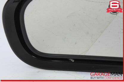 00-03 Mercedes W210 E320 Front Left Driver Side Rear View Mirror Black OEM