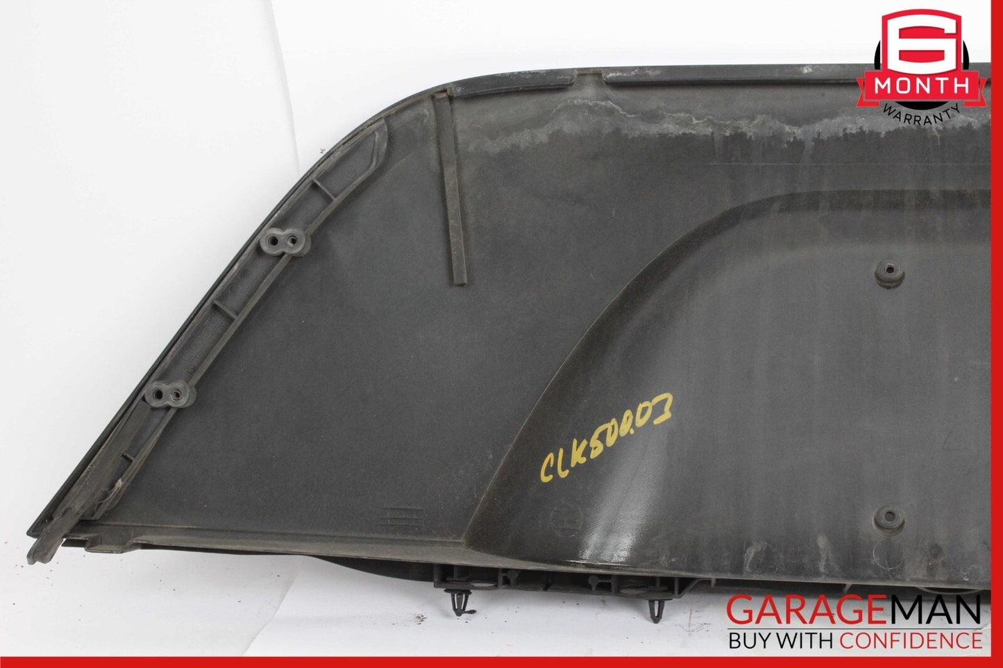 03-09 Mercedes W209 CLK500 Rear Trunk Lid License Plate Holder Black OEM