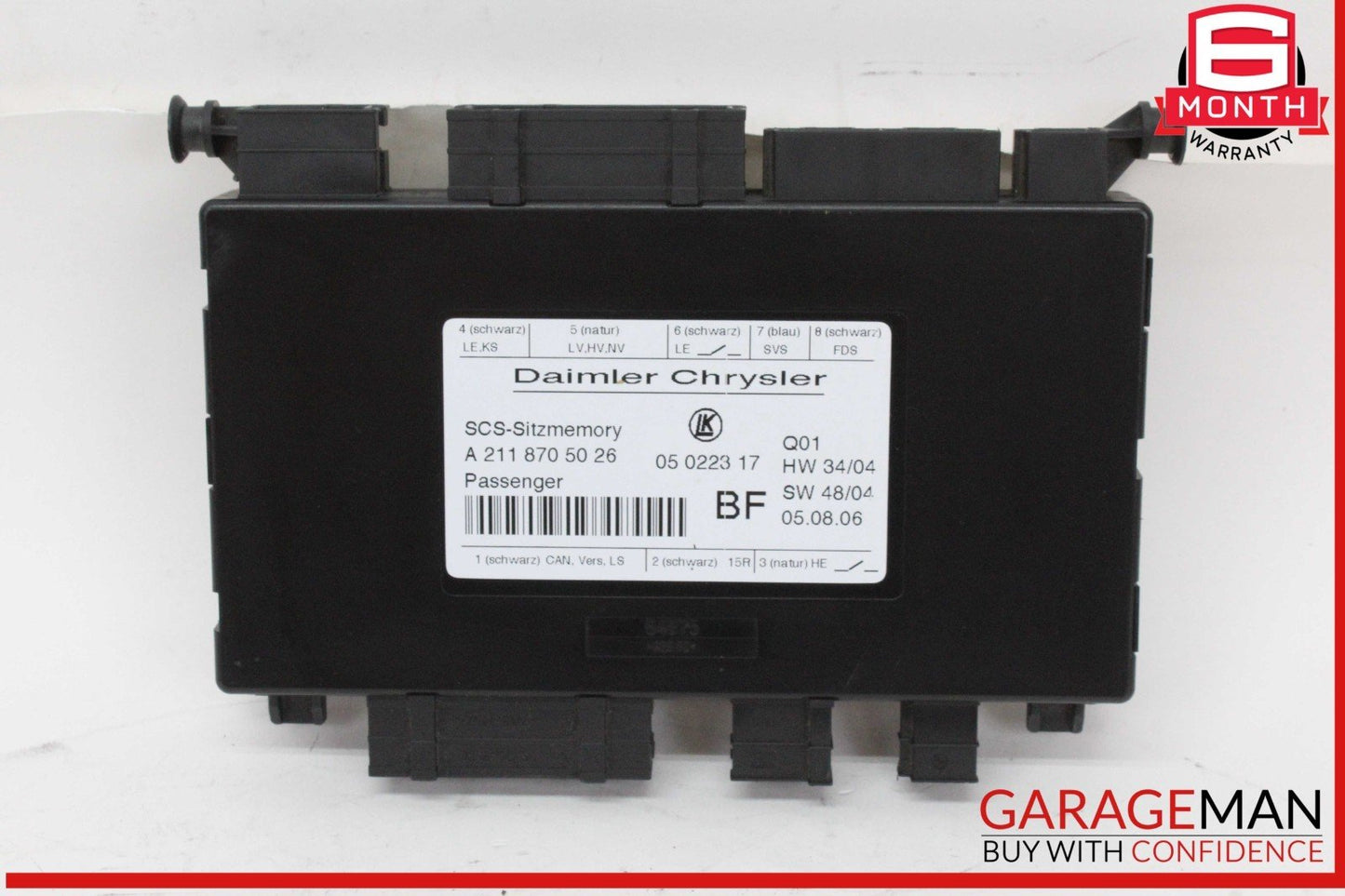 03-12 Mercedes W211 E320 CDI Front Right Side Seat Control Module Unit OEM
