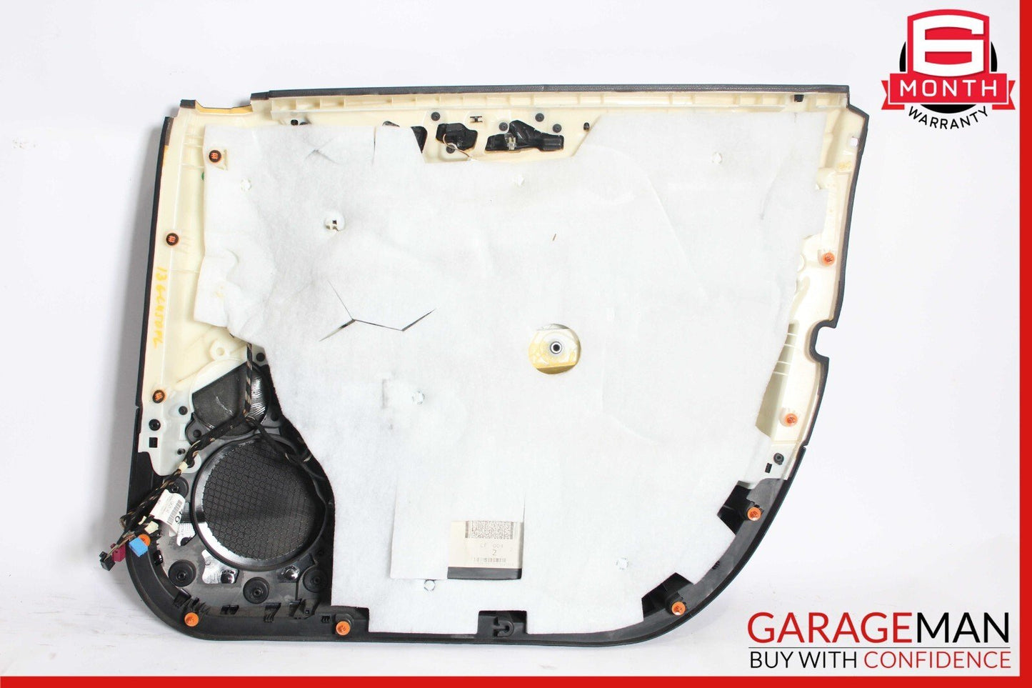 13-16 Mercedes X166 GL450 GL350 Front Left Side Interior Door Panel Assy Black
