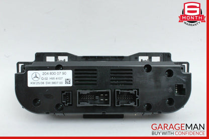 08-11 Mercedes W204 C300 C350 AC A/C Heater Climate Control Switch Module Unit