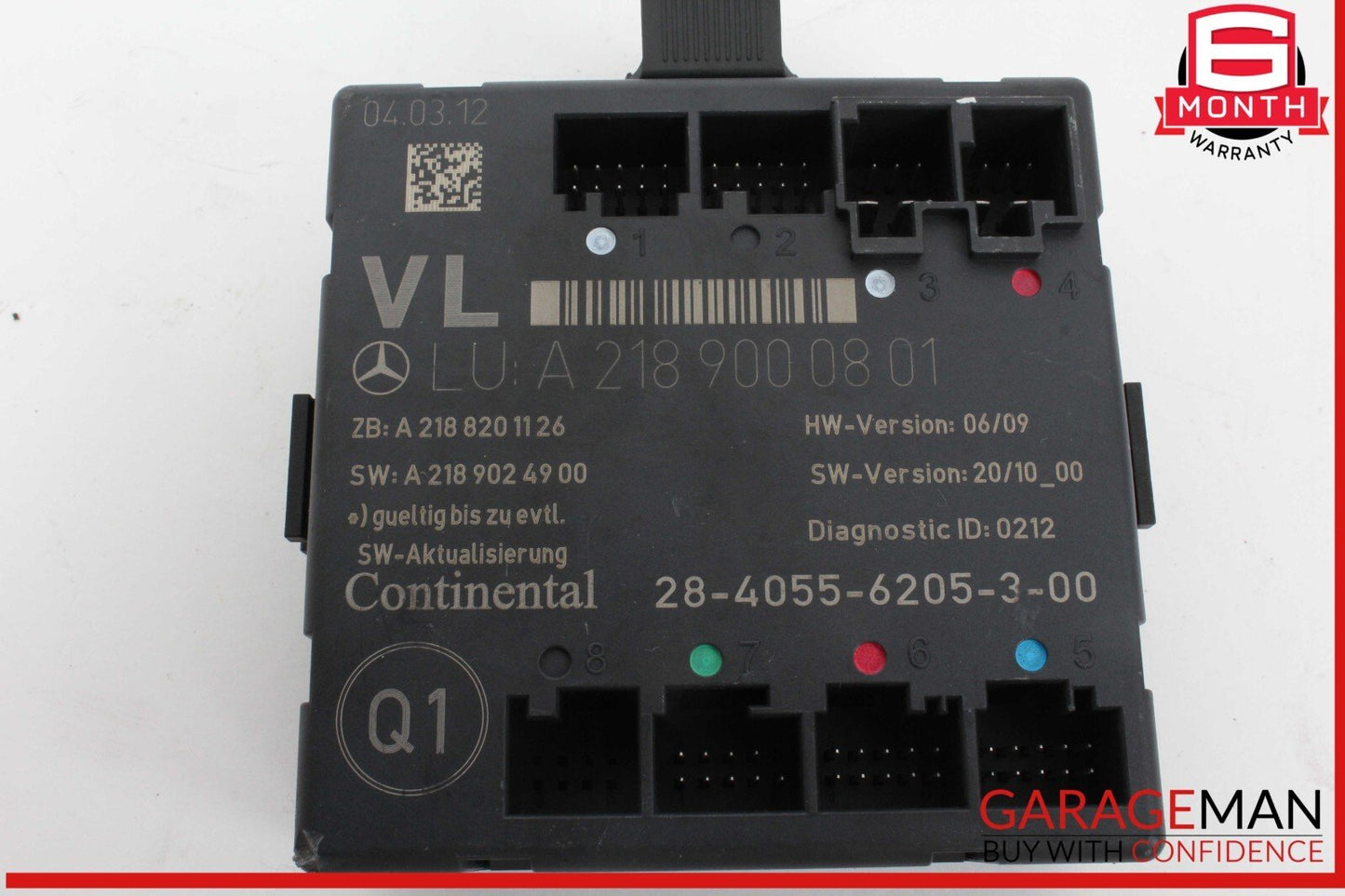 08-18 Mercedes CLS550 CLS500 SLK350 E400 Front Left Side Door Control Module