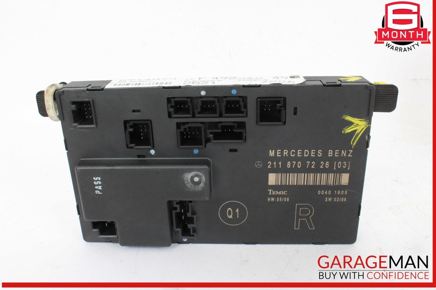 03-09 Mercedes W211 E350 E550 Front Right Passenger Door Control Module OEM