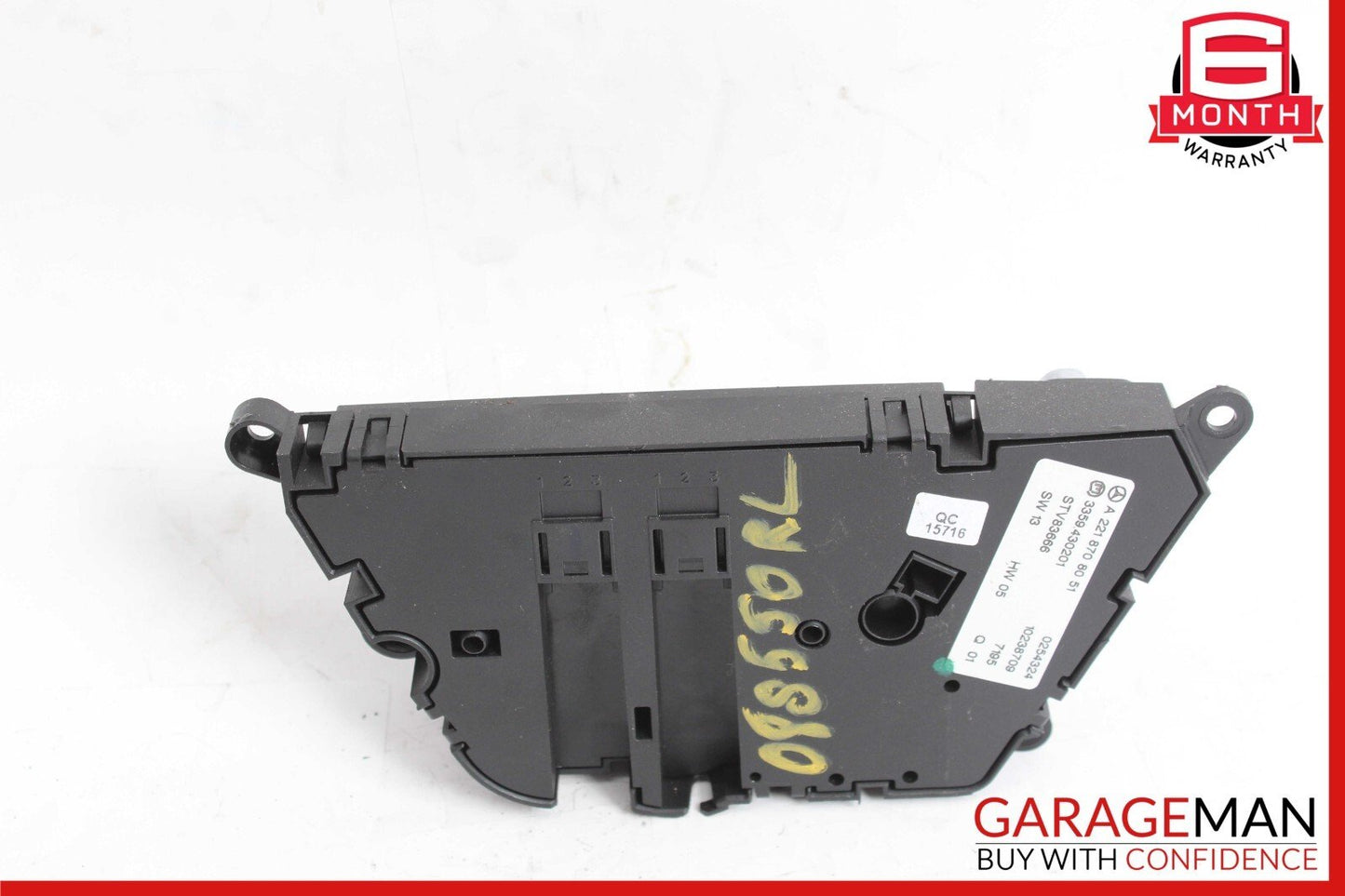 07-13 Mercedes W221 S550 S400 Rear Left Side Seat Control Memory Switch