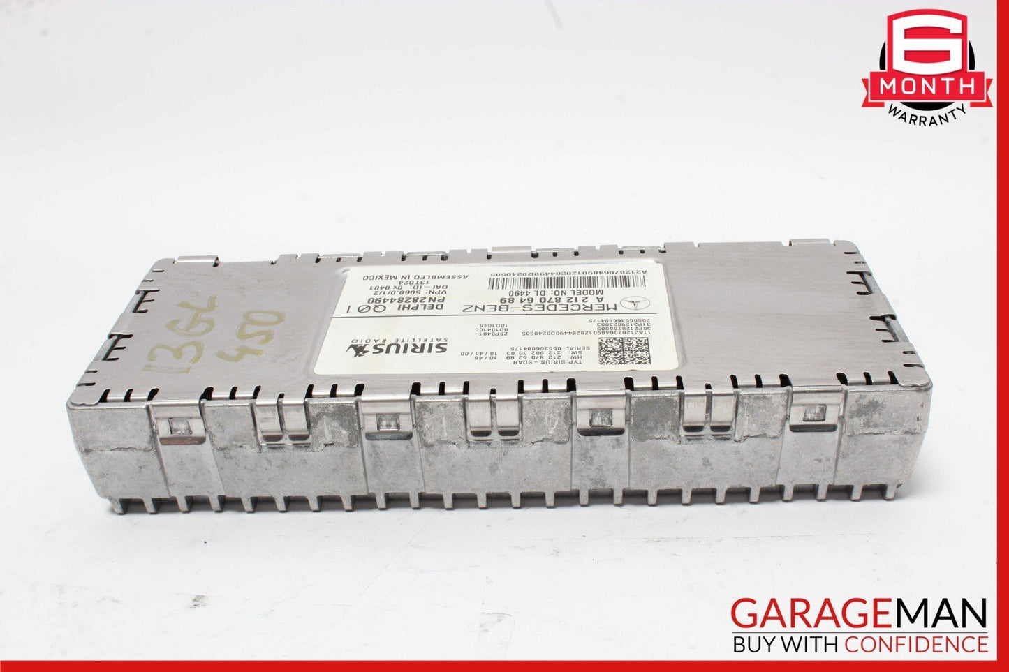 10-17 Mercedes X166 GL450 C300 Sirius Satellite Radio Receiver Module Unit OEM