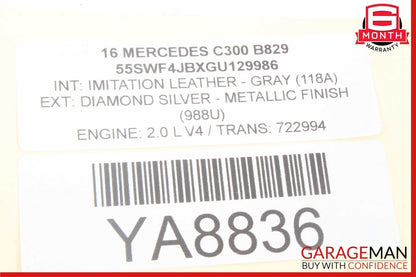 15-22 Mercedes W205 C300 E300 S560 Gas Throttle Pedal Accelerator 2053000004 OEM