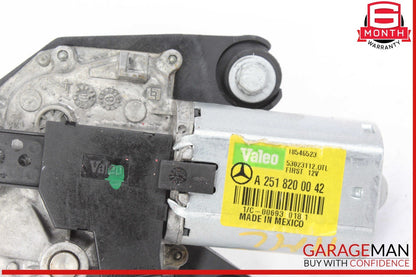 06-19 Mercedes W164 ML350 4MATIC Rear Glass Windshield Wiper Motor 2518200042