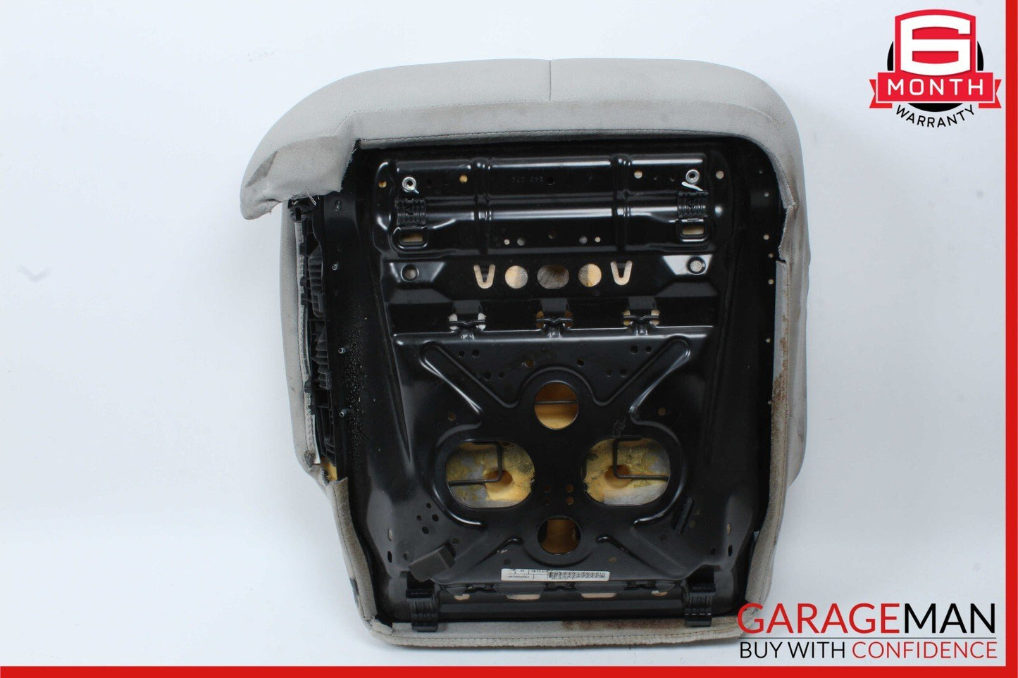 06-10 Mercedes W251 R350 R500 Front Right Side Lower Bottom Seat Cushion Grey