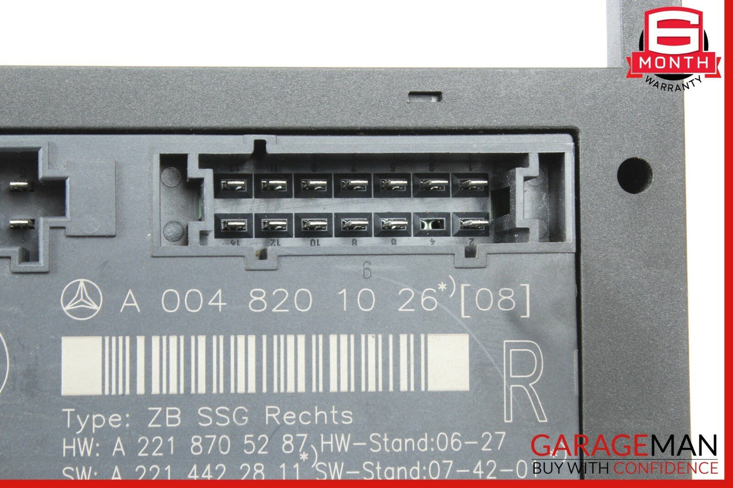 07-13 Mercedes W221 S550 Front Right Under Seat Control Module 0048201026 OEM