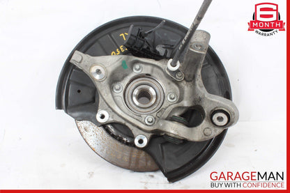 08-15 Mercedes W212 E350 Rear Left Side Spindle Knuckle Hub Bearing Brake Rotor