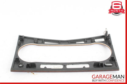 08-14 Mercedes W204 C300 A/C Climate Control Switch Trim Bezel Cover Wood OEM