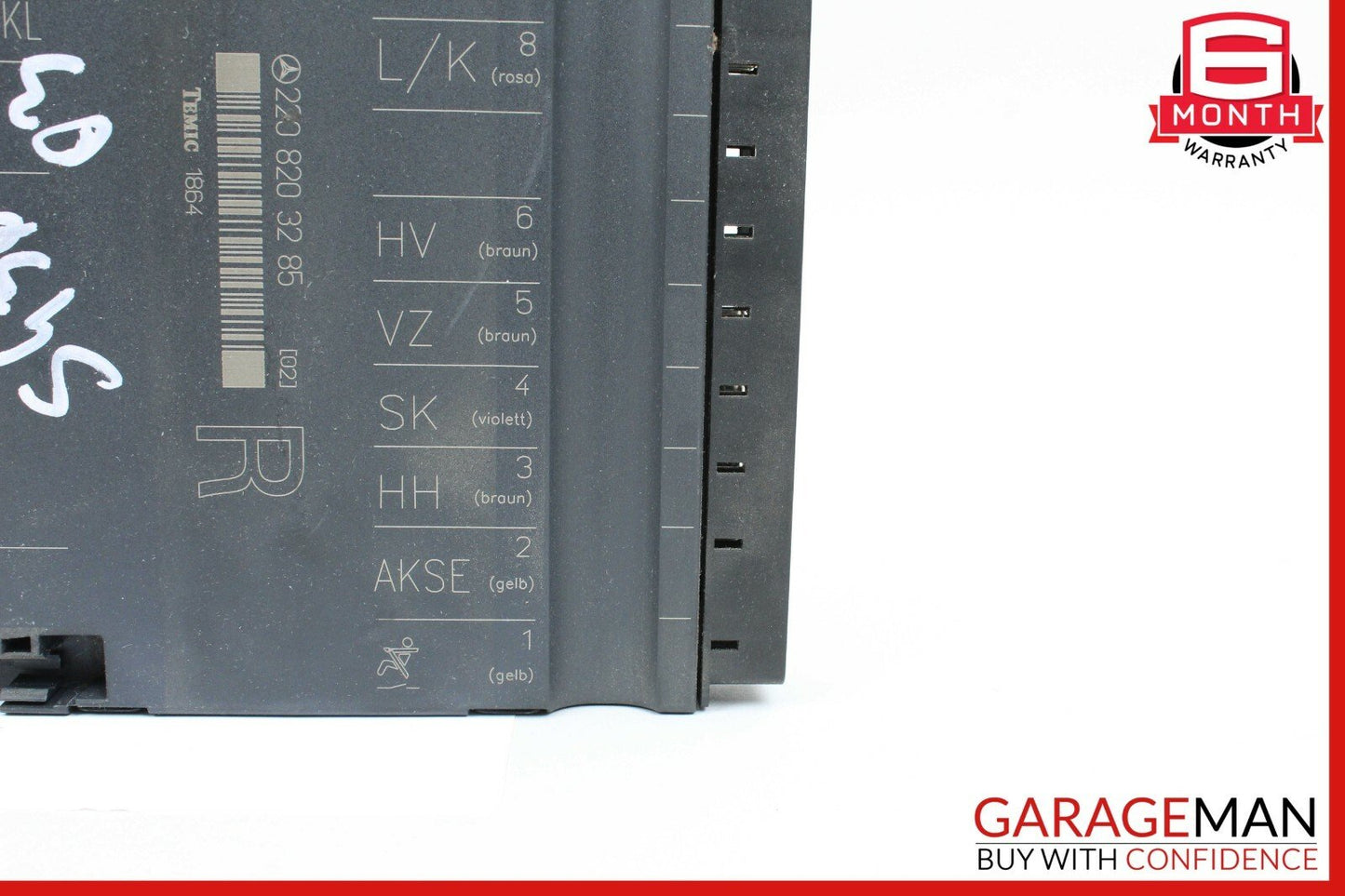 03-06 Mercedes W220 S500 S430 Front Right Side Seat Control Module Unit