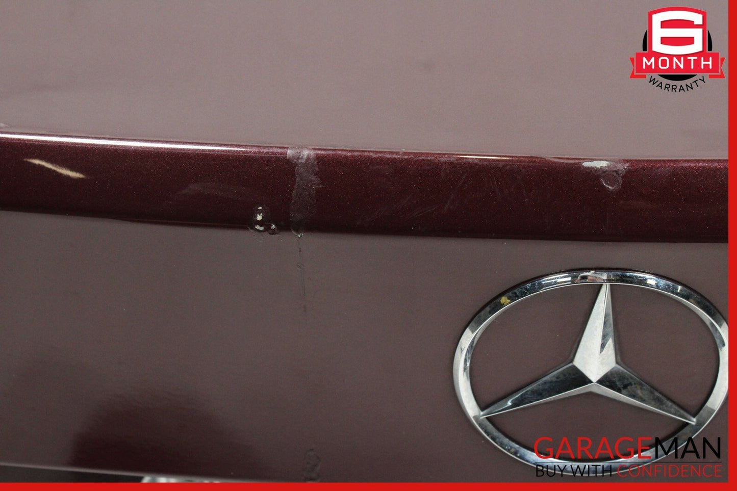 08-14 Mercedes W204 C300 C63 AMG Rear Trunk Lid Deck Shell Panel Red OEM