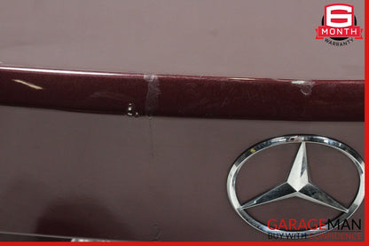 08-14 Mercedes W204 C300 C63 AMG Rear Trunk Lid Deck Shell Panel Red OEM