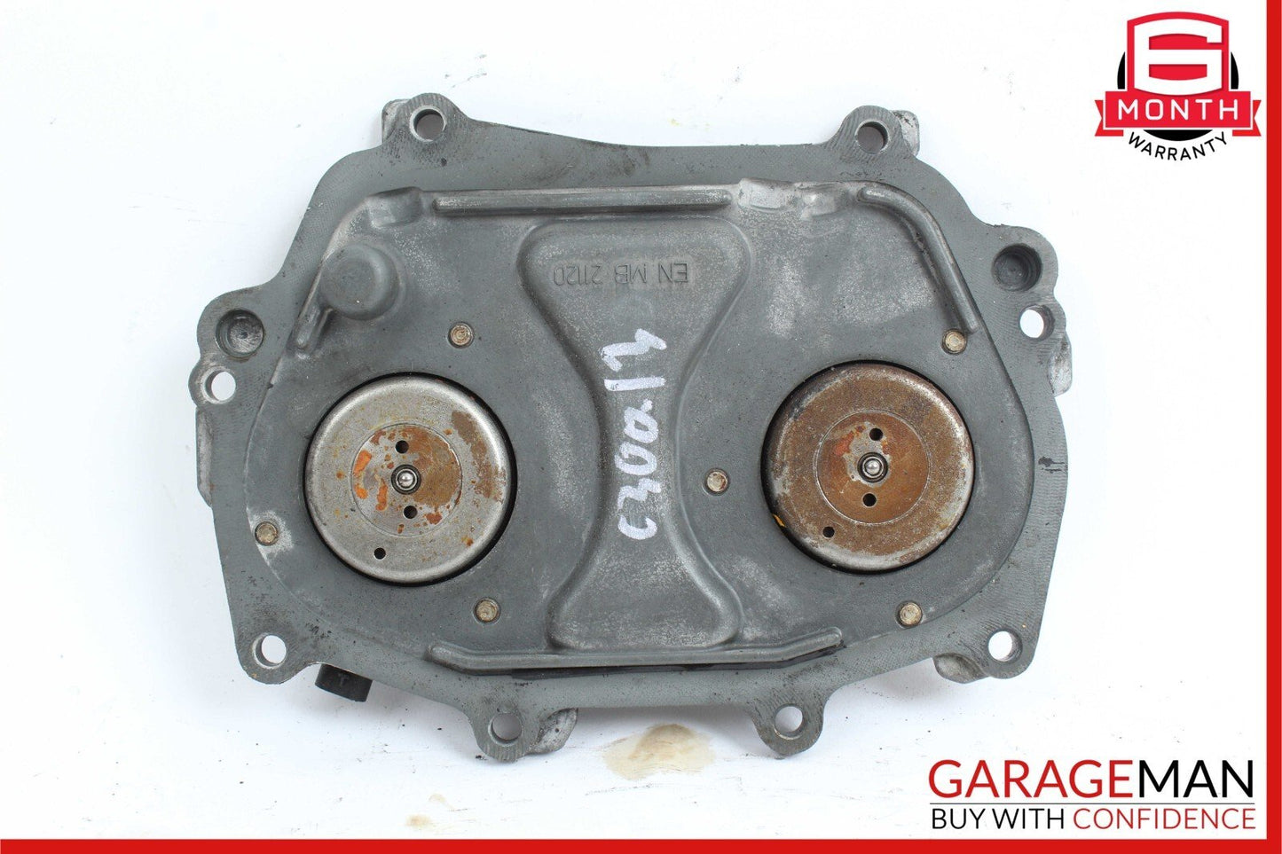 12-18 Mercedes W204 C300 Front Left / Right Engine Timing Chain Cover Plate OEM