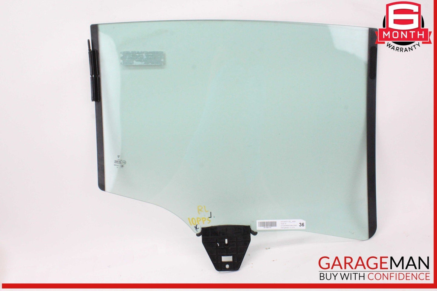 10-16 Porsche Panamera 970 Rear Left Driver Side Door Window Glass OEM