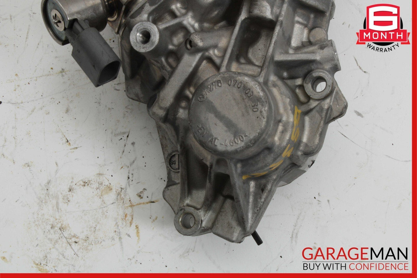 11-14 Mercedes W216 CL550 S550 4.7 Engine High Pressure Fuel Pump Housing Assy