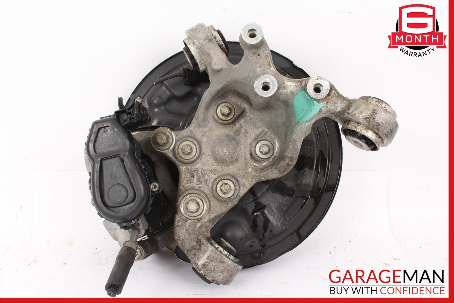 14-19 Mercedes X156 GLA250 Rear Left Spindle Knuckle Hub Rotor Disc w/ Caliper