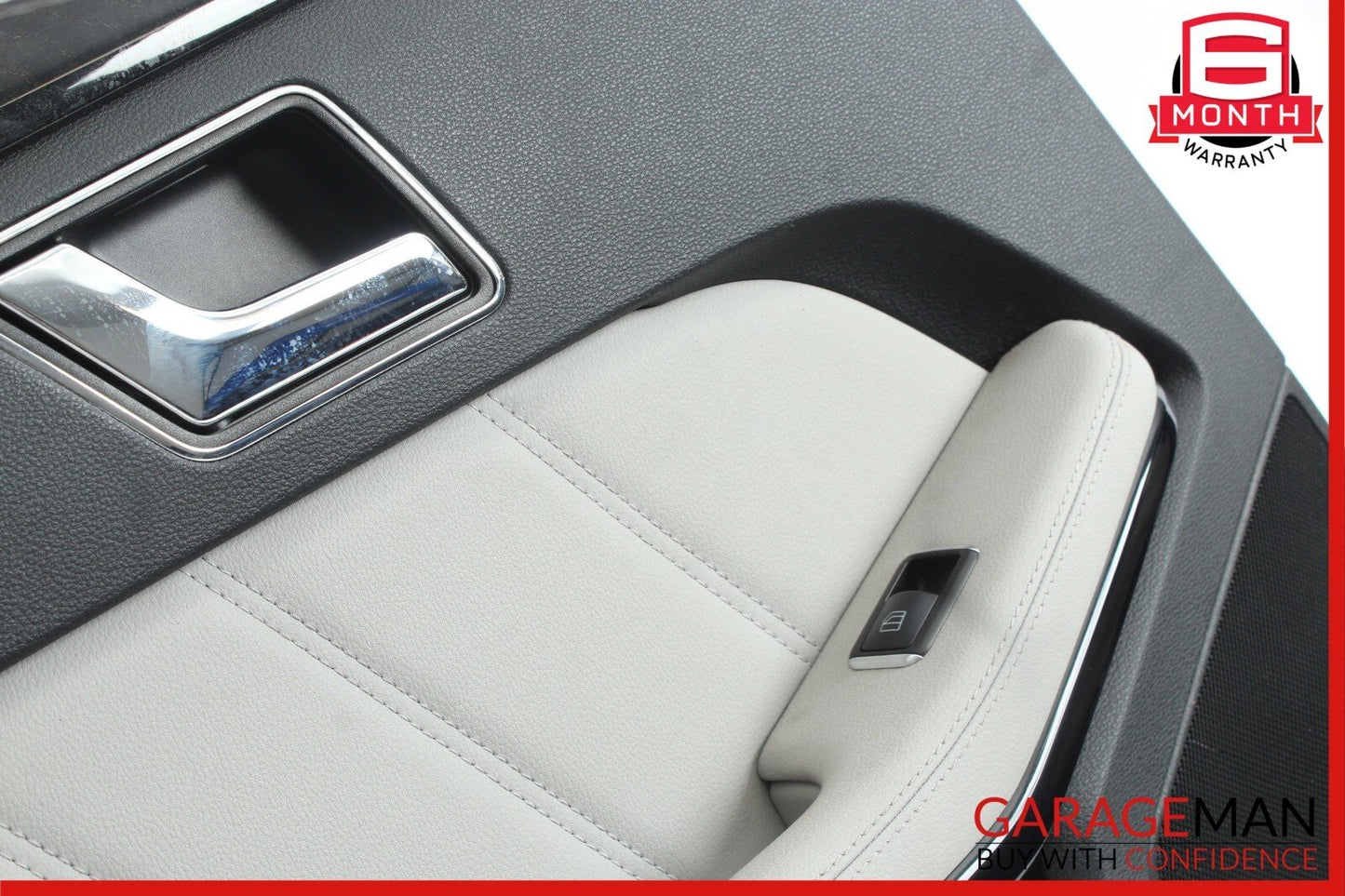 10-13 Mercedes W212 E350 E550 Rear Left Driver Side Interior Door Panel Grey