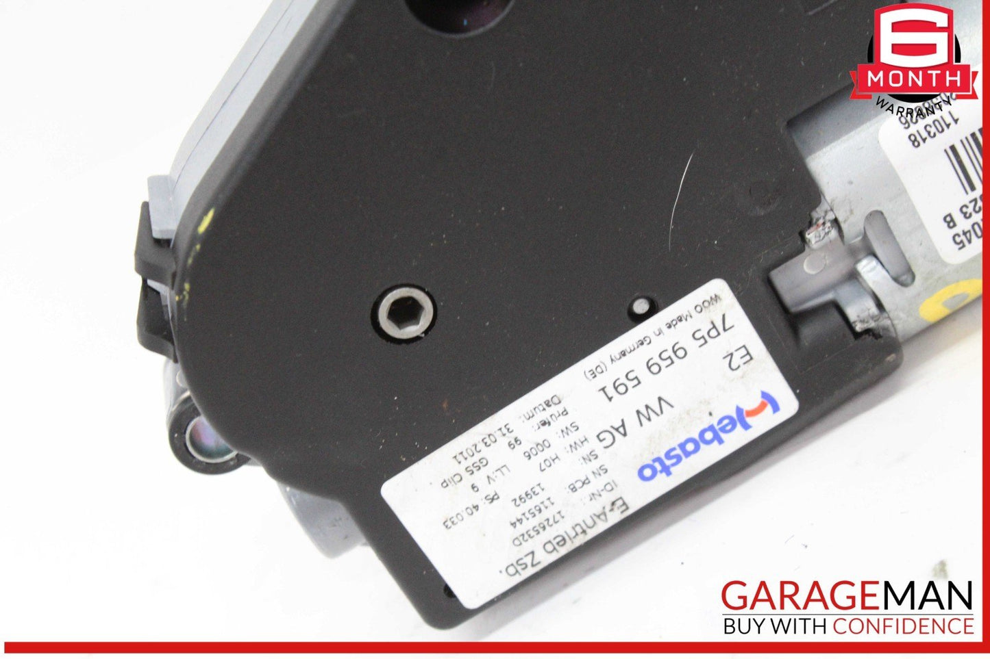 11-18 Porsche Cayenne 958 Sunroof Sun Roof Moonroof Moon Roof Motor OEM