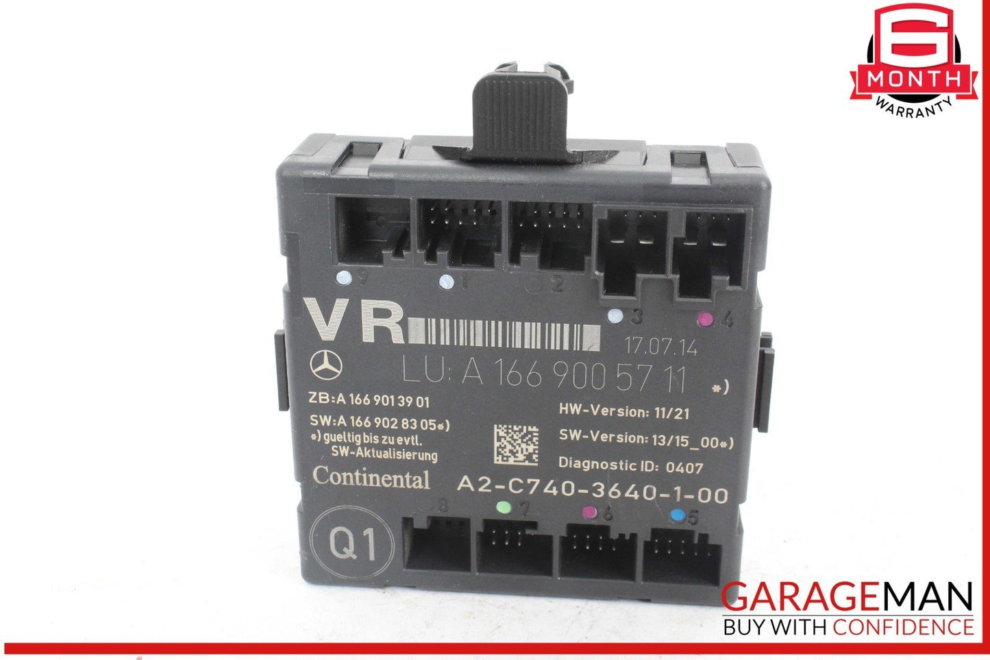 12-20 Mercedes W117 CLA250 CLA45 AMG ML350 Front Right Side Door Control Module