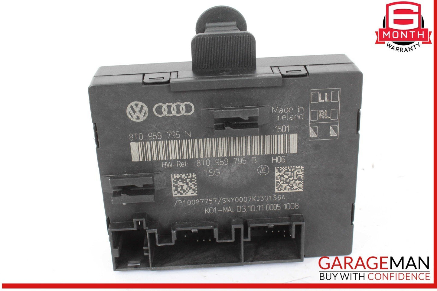 09-12 Audi S4 Rear Right or Left Side Door Control Module Unit 8T0959795N OEM