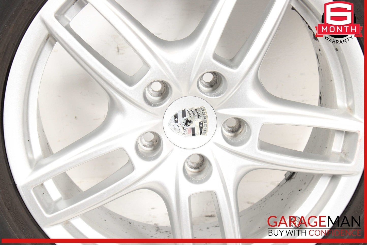 11-18 Porsche Cayenne 958 8.5Jx19 19" R19 Wheel Tire Rim Silver 7P5601025A