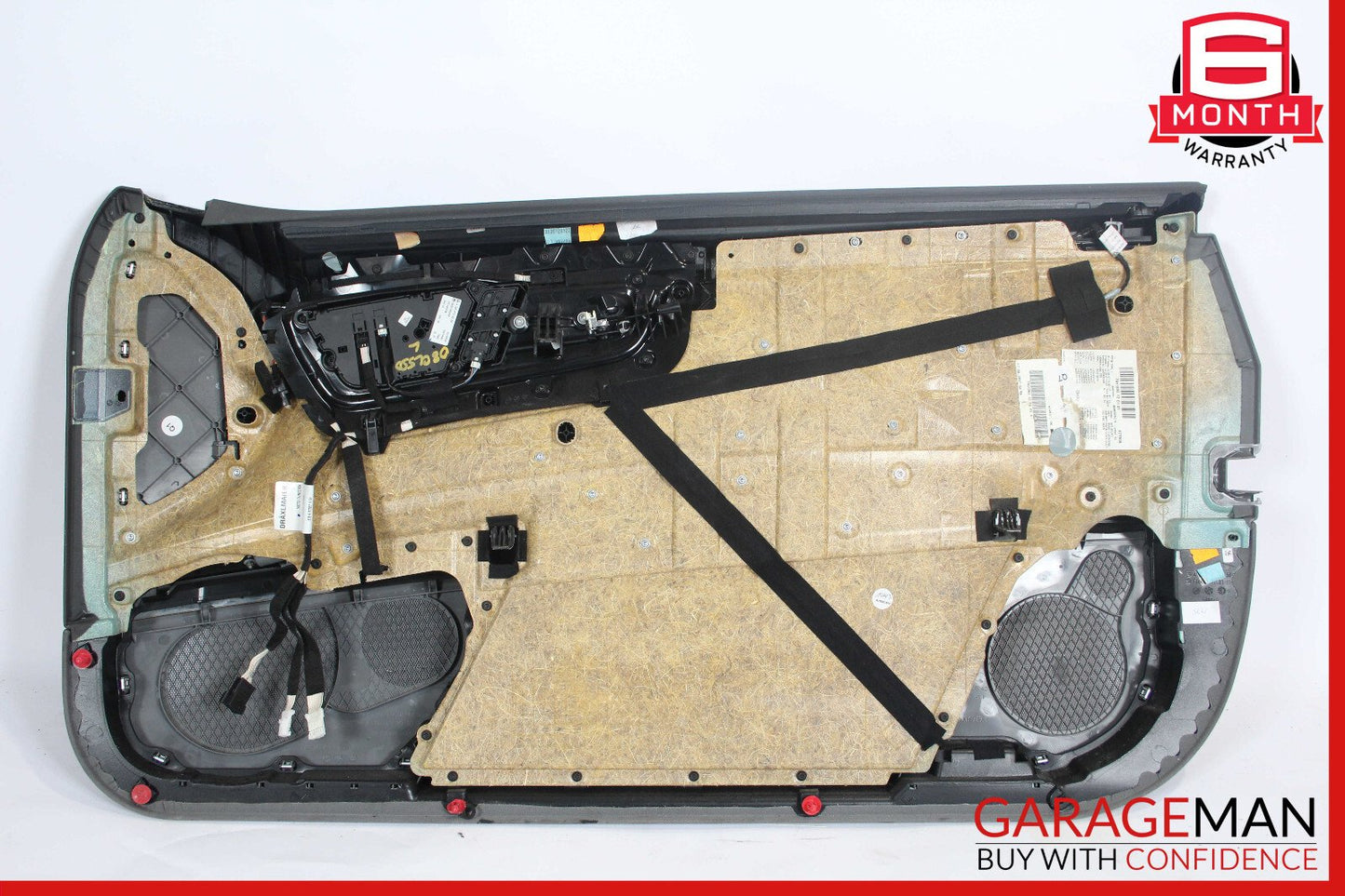 07-10 Mercedes W216 CL550 Front Left Side Interior Door Trim Panel Gray