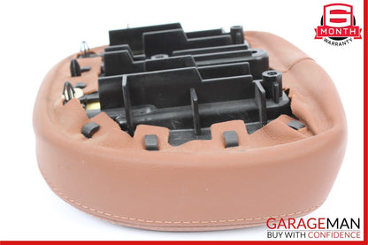 14-17 Maserati Ghibli Front Left / Right Seat Headrest Head Rest Brown