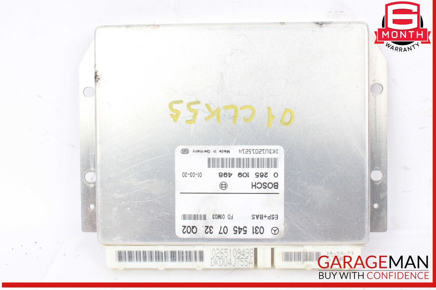 01-03 Mercedes W208 CLK55 AMG ABS Anti Lock Brake System Control Module OEM