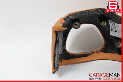 15-18 Ferrari California Front Left Driver Side Switch Surround Trim Panel Brown
