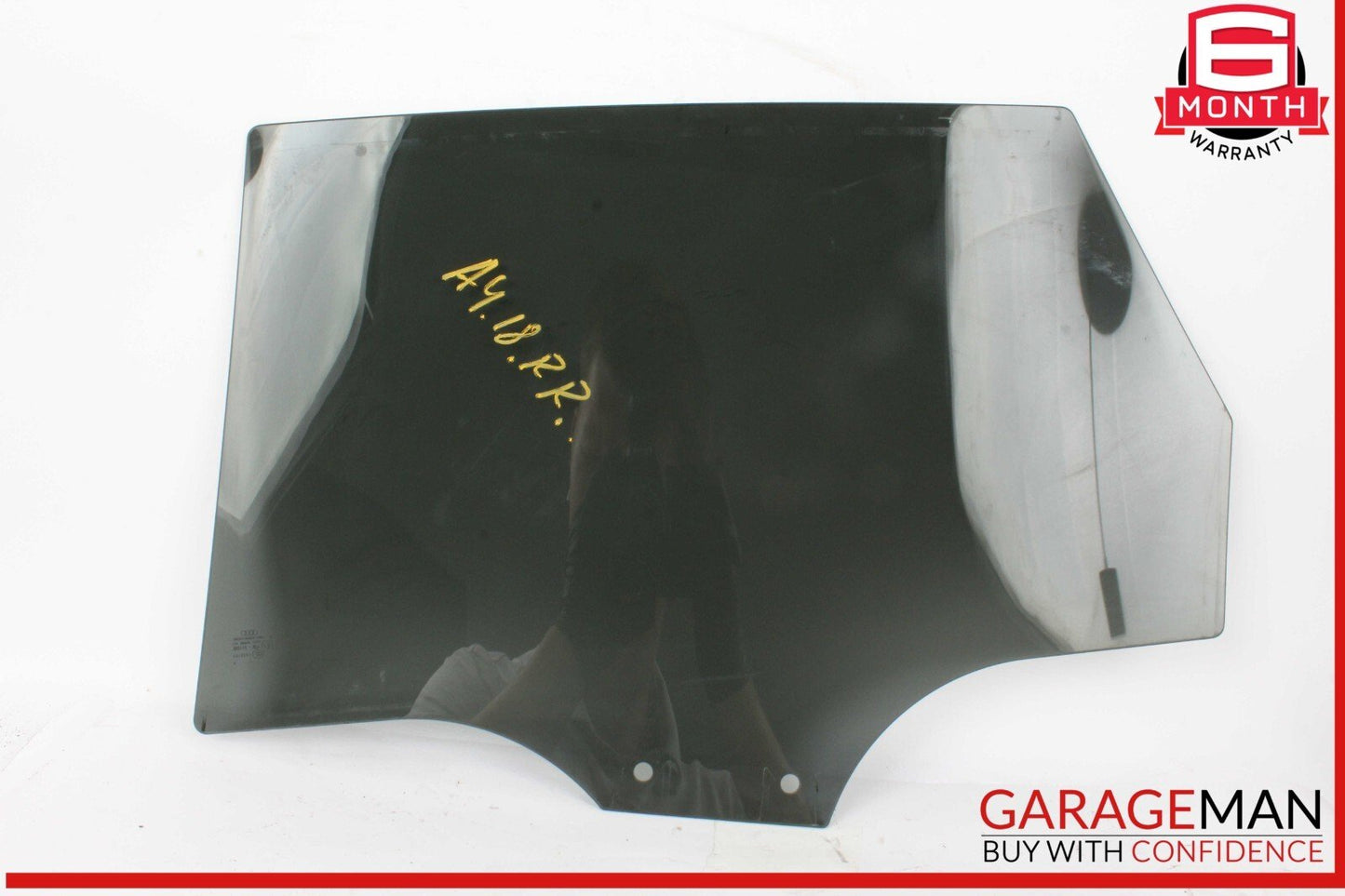 17-24 Audi A4 Allroad Rear Right Passenger Side Door Window Glass 8W9845205B OEM