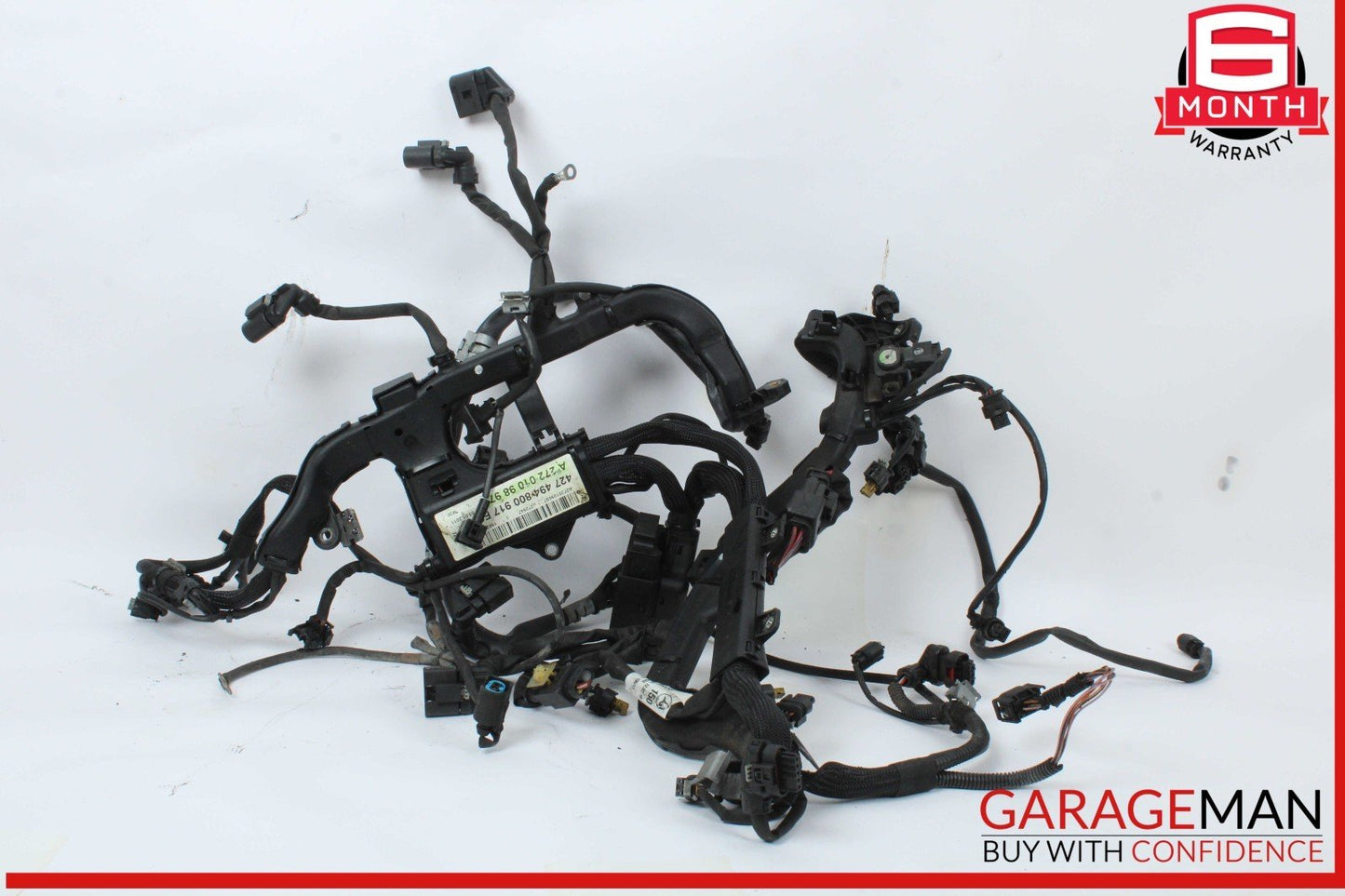 10-11 Mercedes W204 C300 3.0L Main Engine Motor Harness Wire Wiring Assembly OEM