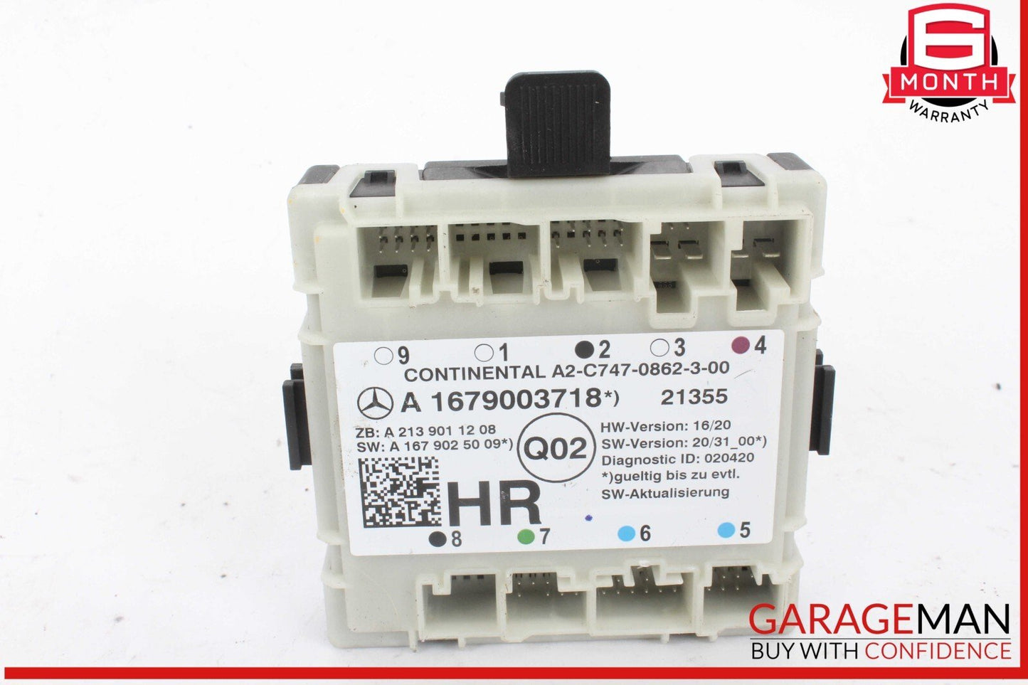 16-22 Mercedes X253 GLC43 AMG Rear Right Side Door Window Control Module